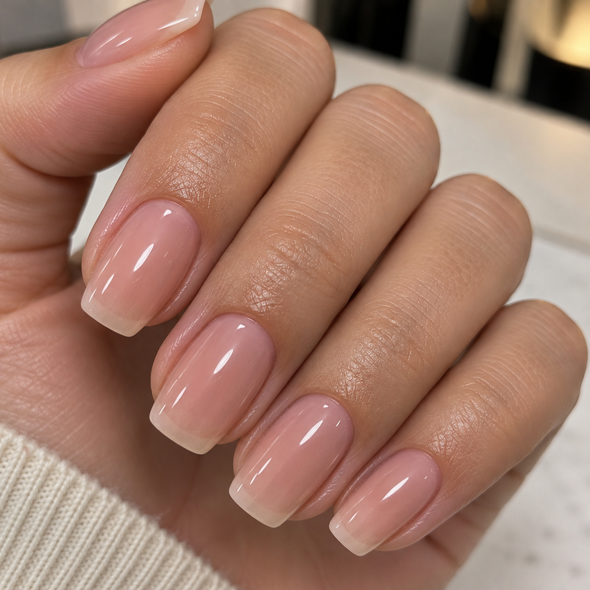Gainage sur ongles naturels
