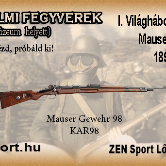 Mauser KAR98 teljes tár csomag