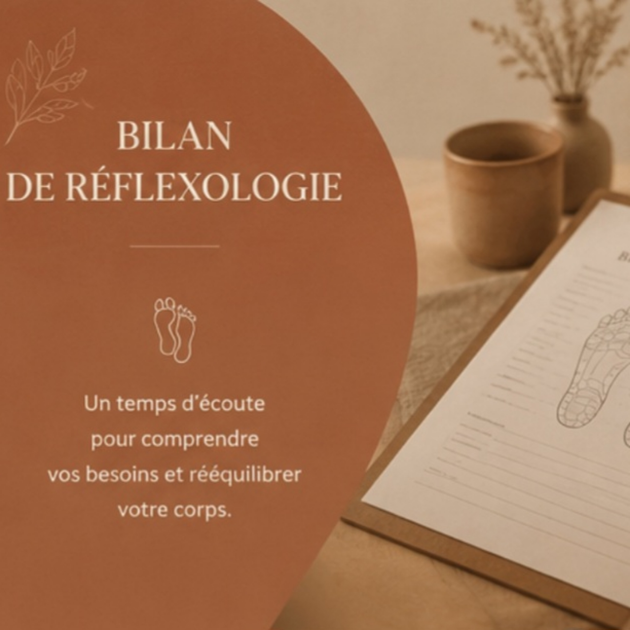 Bilan de réflexologie, 1h30-2h