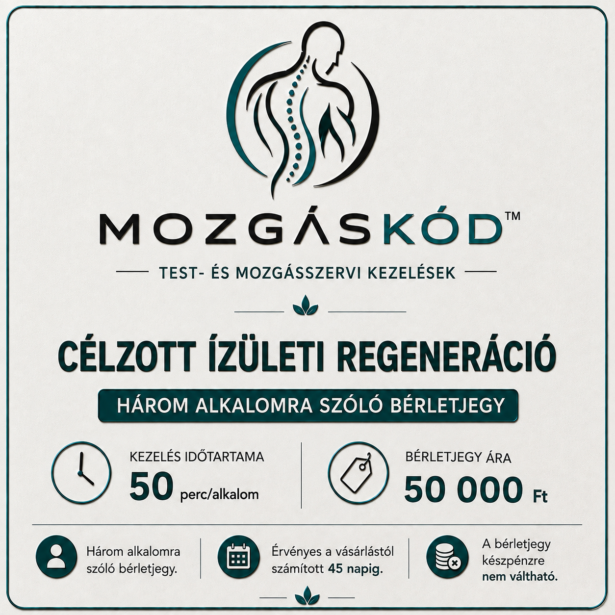 Célzott Ízületi Regenerációs - 3 alkalom