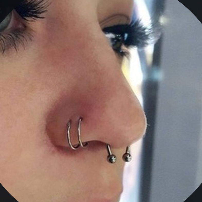 Piercing nez classique