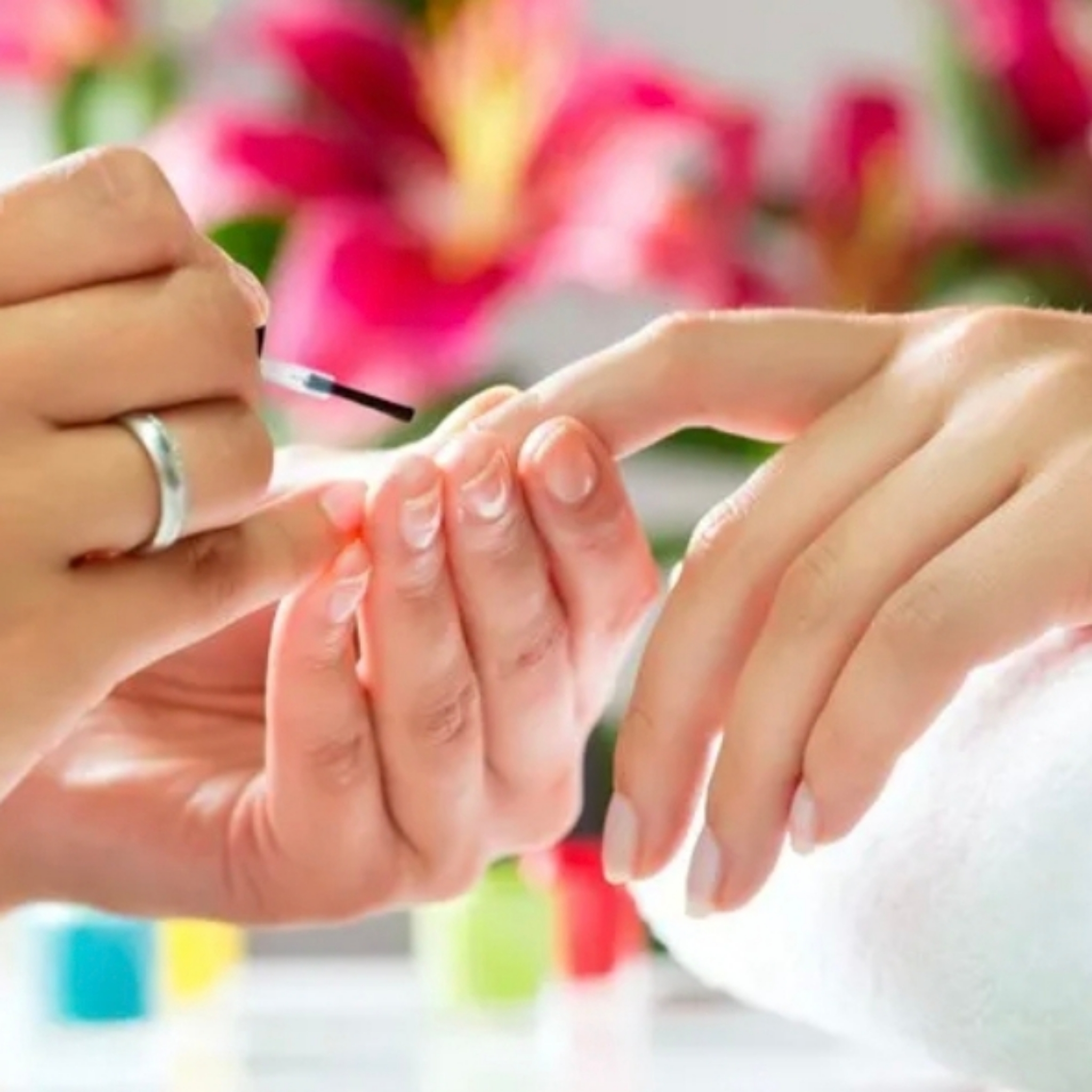 Beauté des mains et remplissage simple