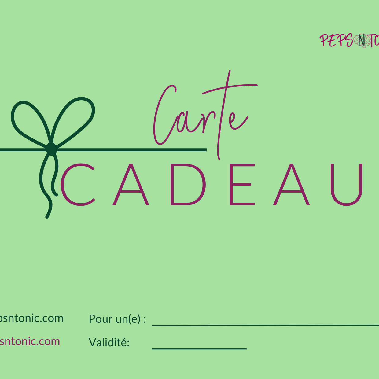 Carte Cadeau