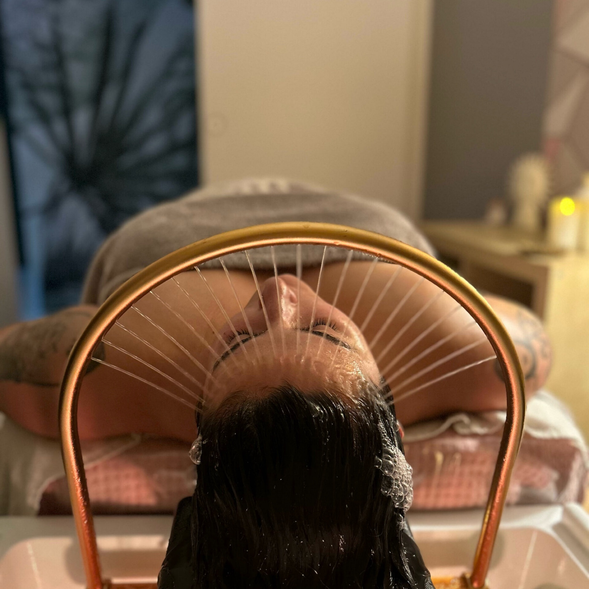 Head spa traditionnel (massage du cuir chevelu)