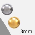 1 boucle d'oreille Boule