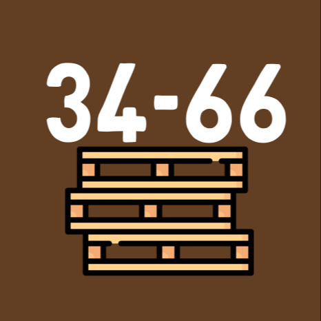 Descarga de 34 a 66 pallets