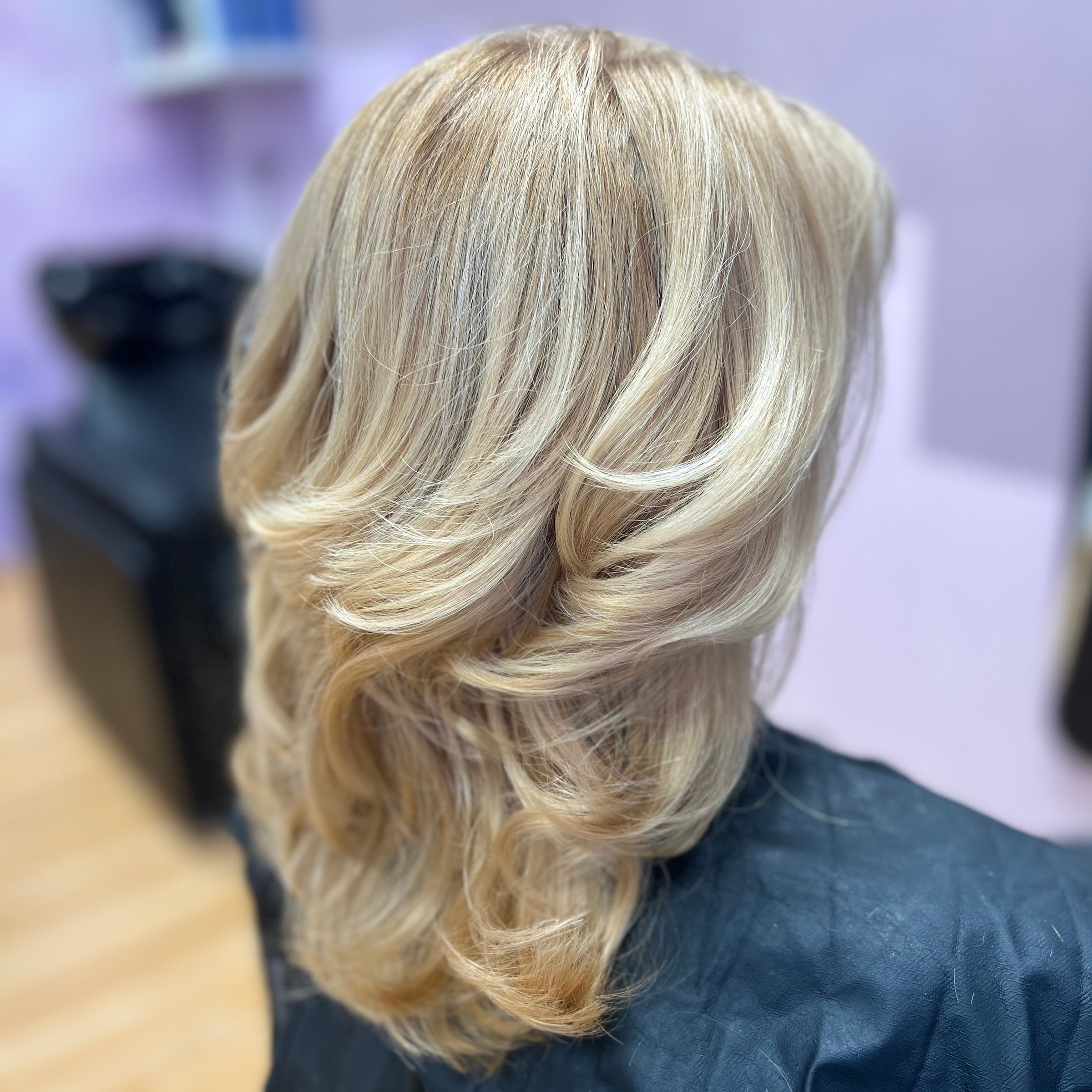 Melír + střih, foukaná + čištění vlasů od silikonů a minerálů