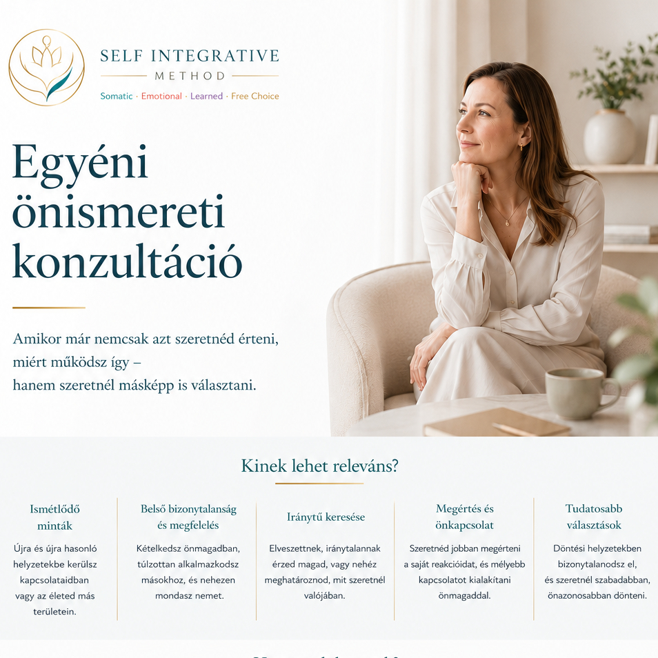 EGYÉNI ÖNISMERETI KONZULTÁCIÓ