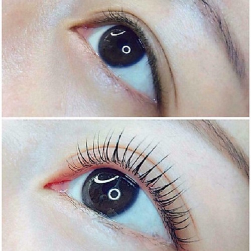 Lash lifting a barvení řas