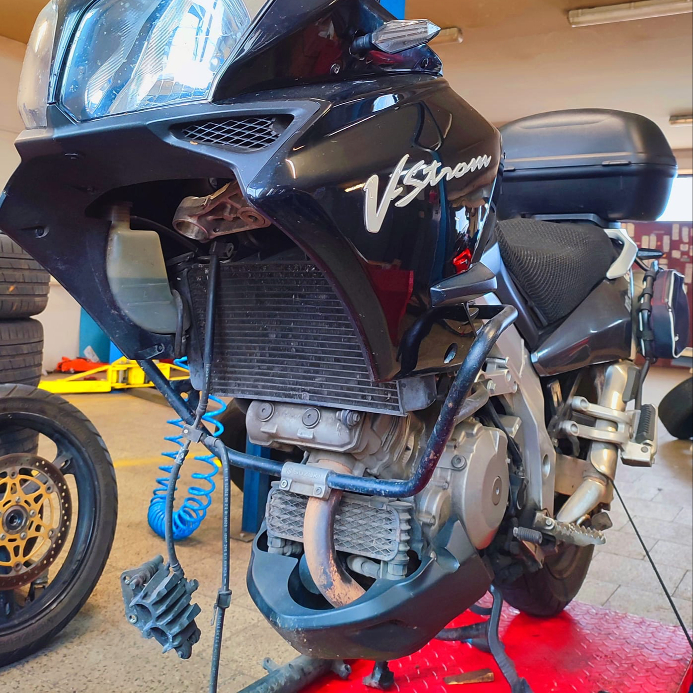 Přezutí motocyklu
