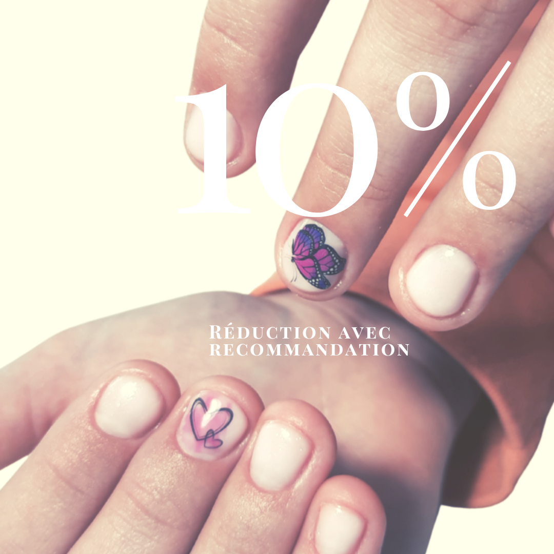 Manucure hybride (manucure shellac) avec travail des cuticules