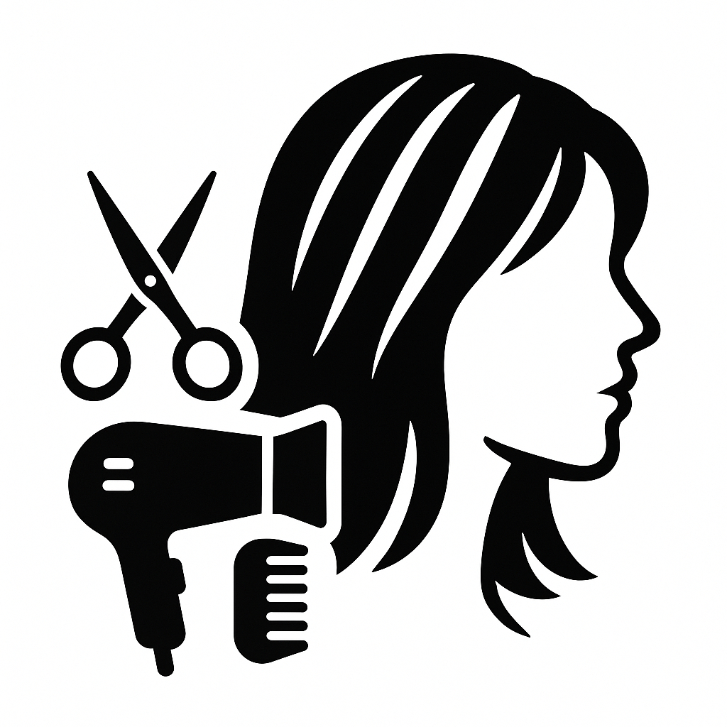 Melír (odbarvení), střih, foukaná