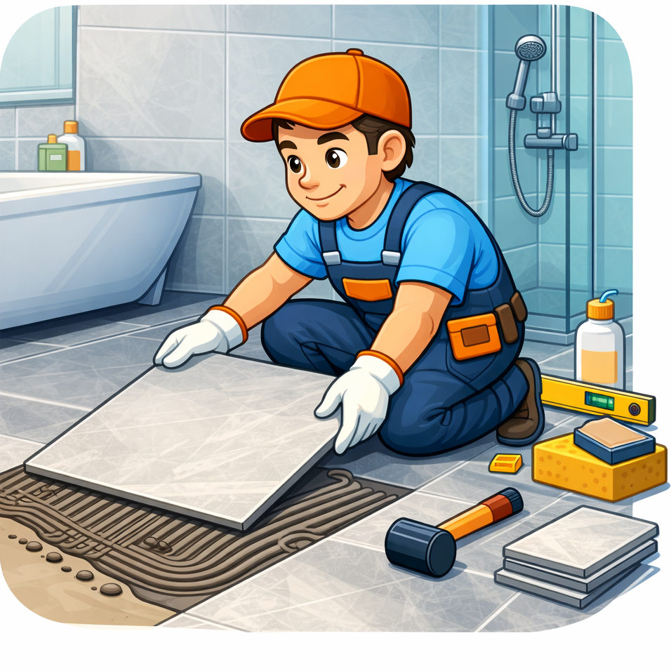 Obkladačské práce / Tiling works