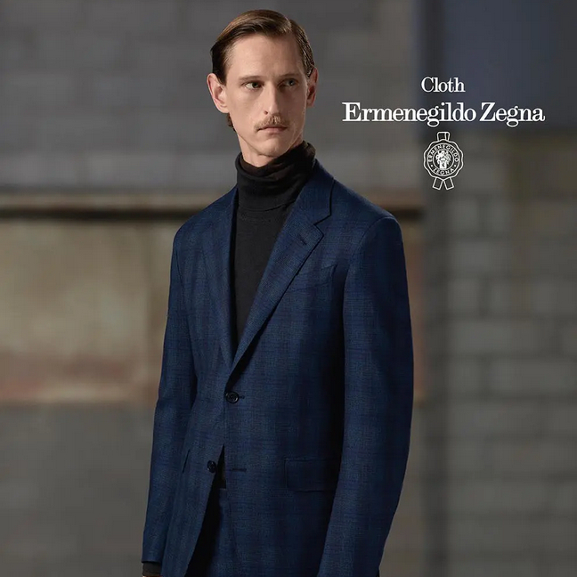 Ručně šitý oblek Ermenegildo Zegna