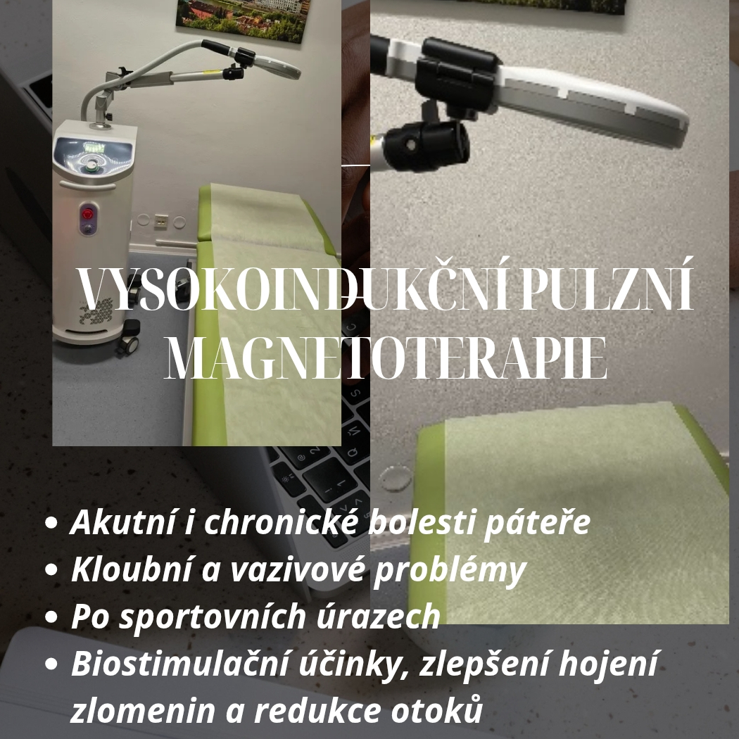 Magnetoterapie +konzultace (1.ošetření, 1 oblast)