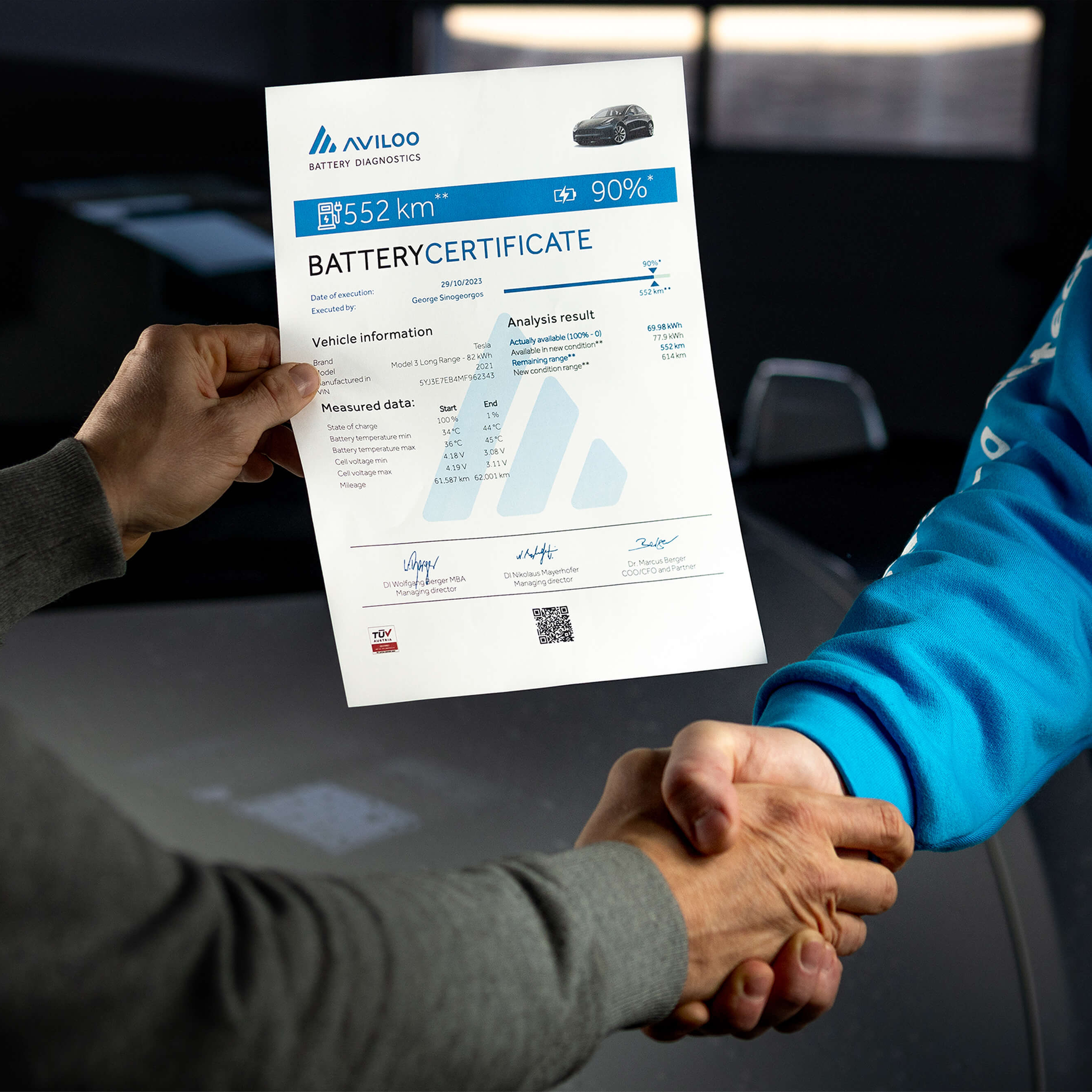 AVILOO - Měření kapacity baterie