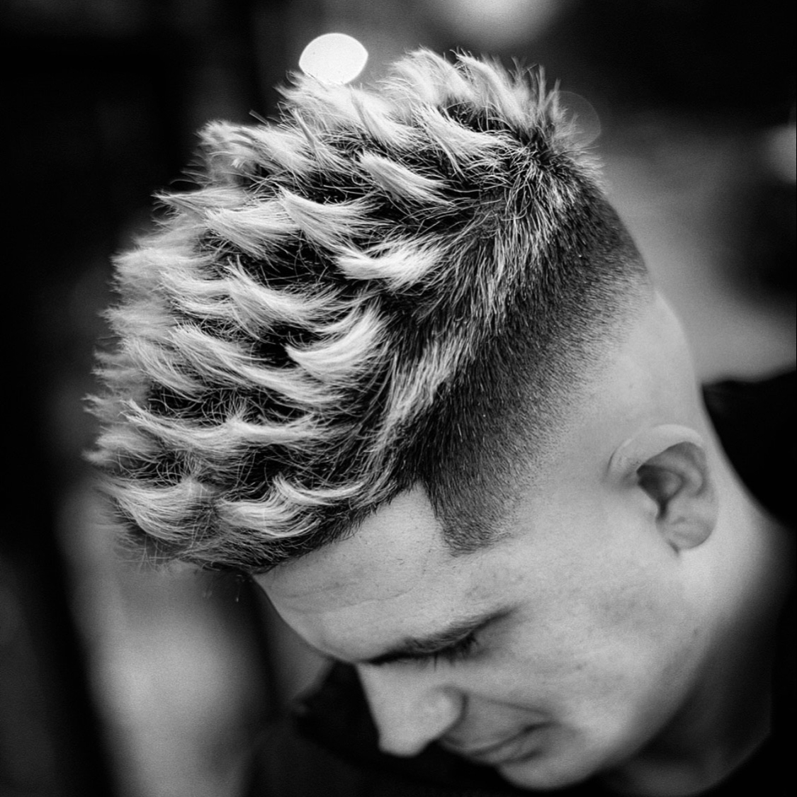 Pánský střih + melír vlasů