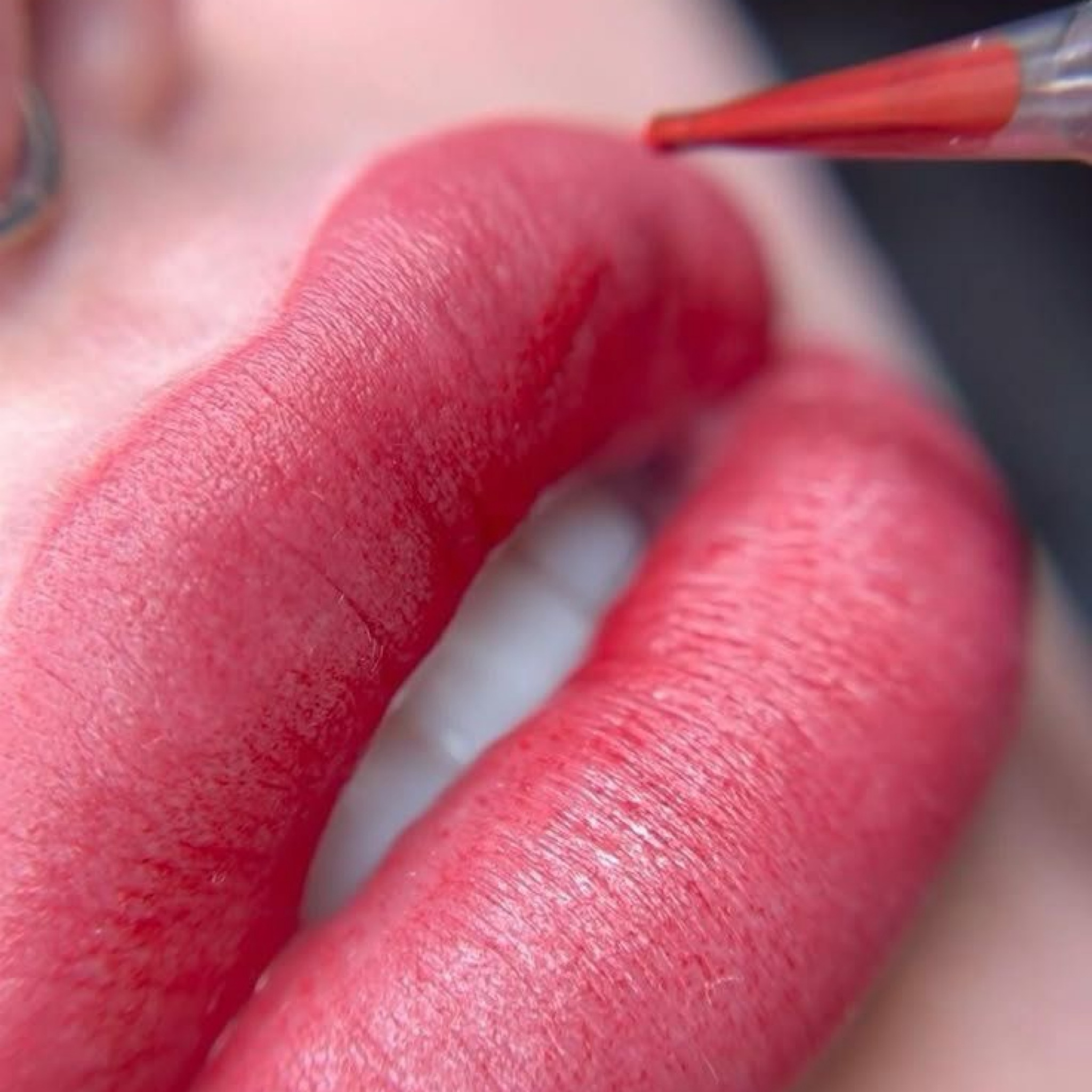 Kontura rtů s jejich vystínováním (Aquarelle Lips)