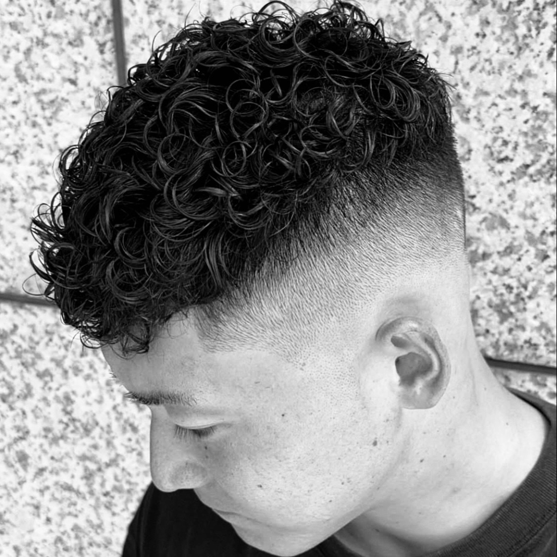 Pánský střih + trvalá ondulace vlasů