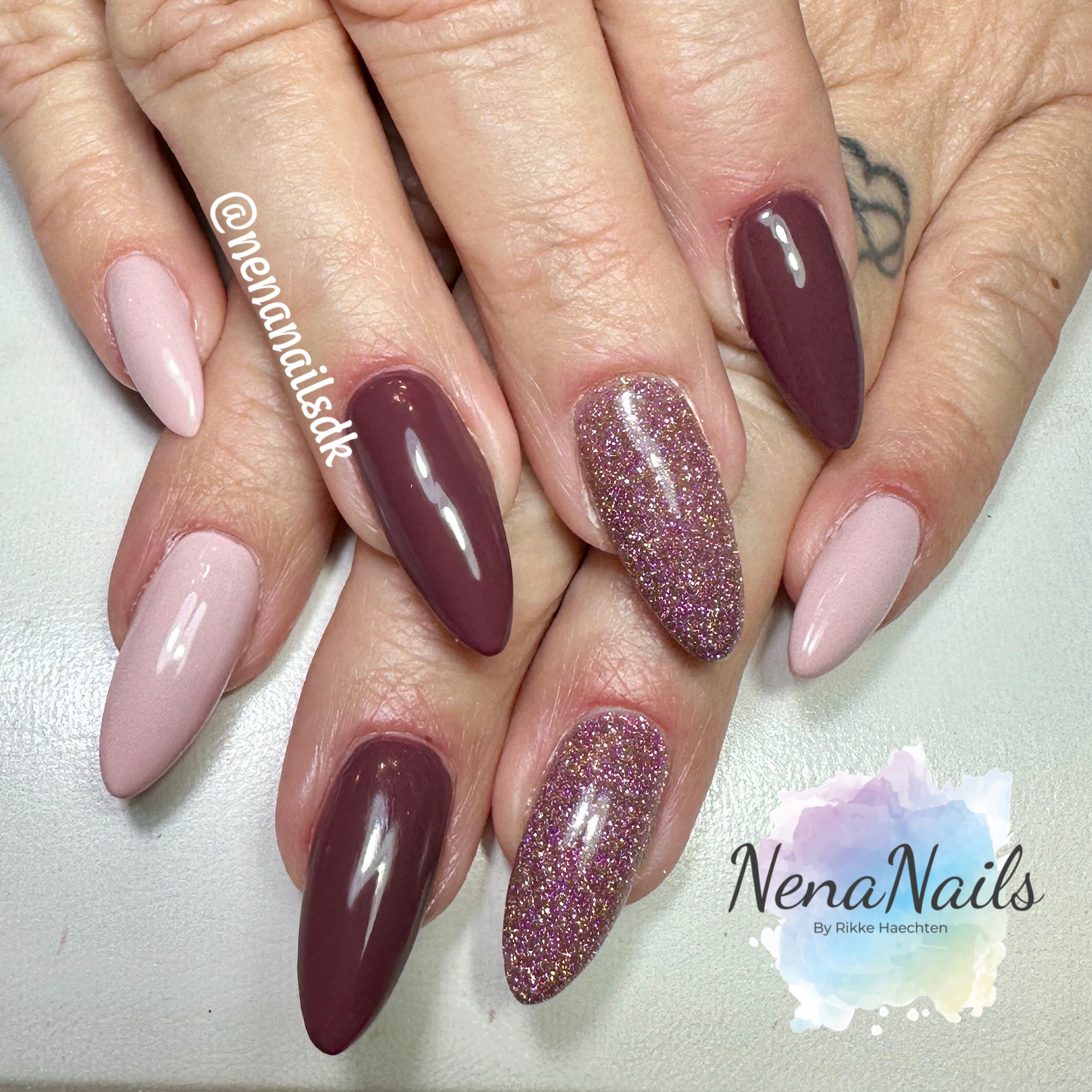 Förlängning - fullfärg/glitter