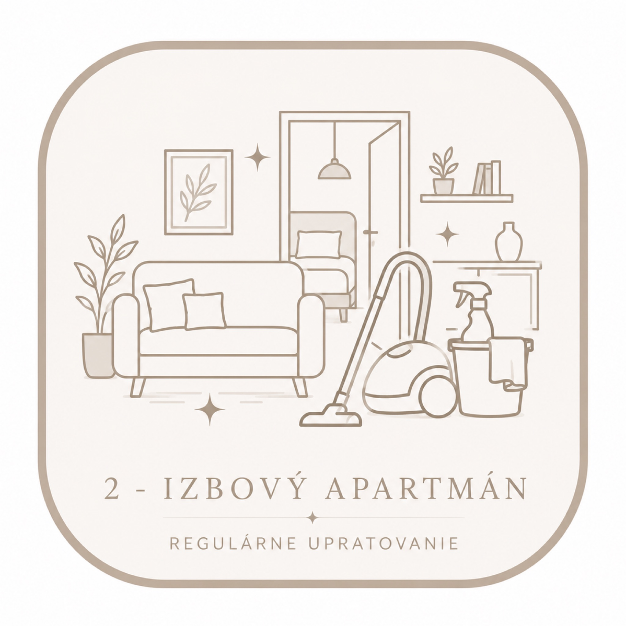 2-izbový APARTMÁN - do 65 m2