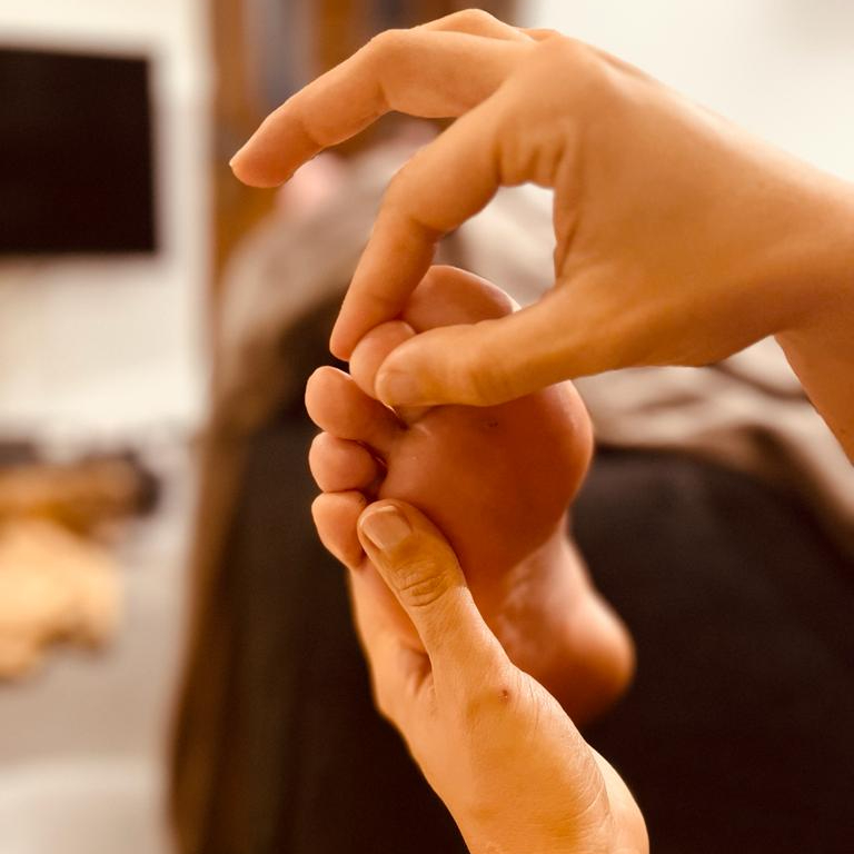 Massage plantaire