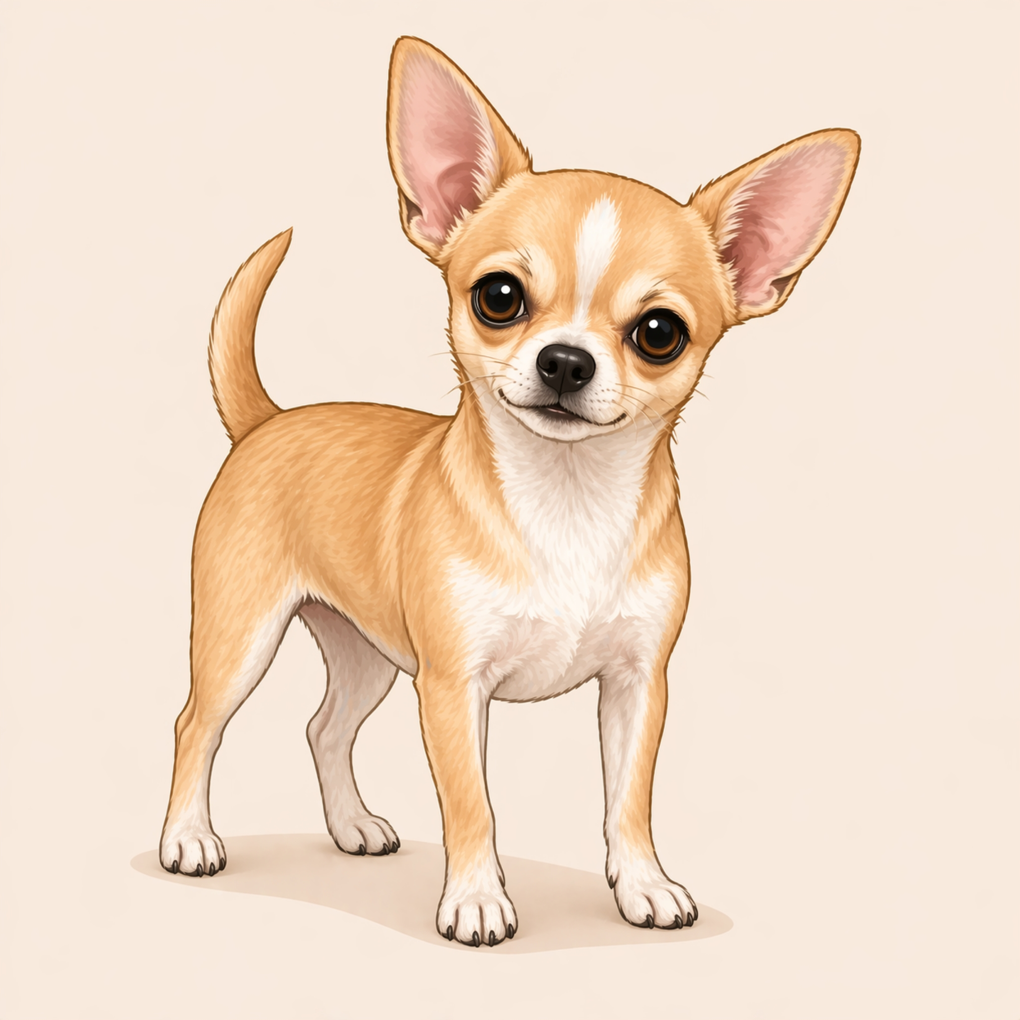 Chihuahua poil court
