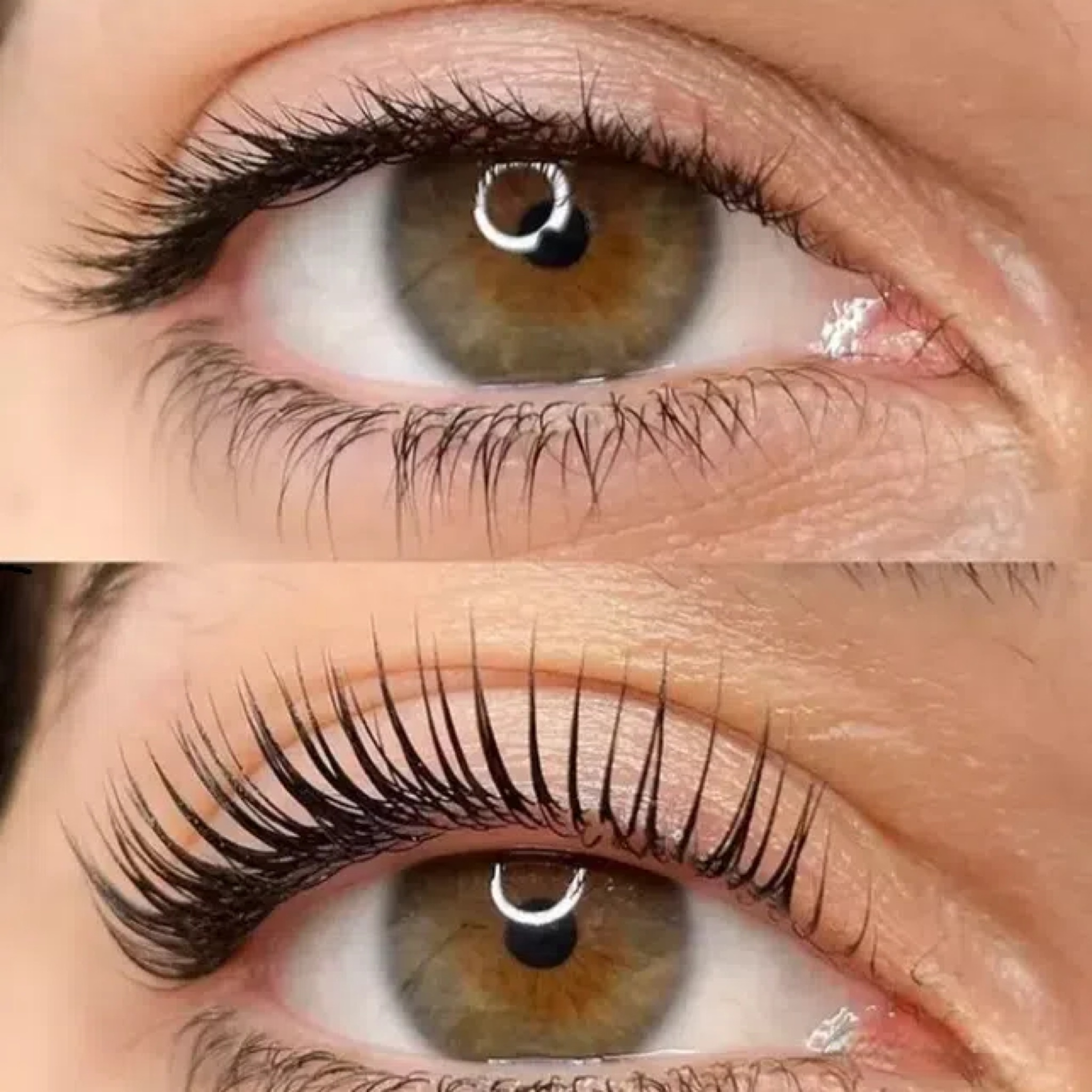 Korejský Lash lifting + barvení řas + laminace obočí