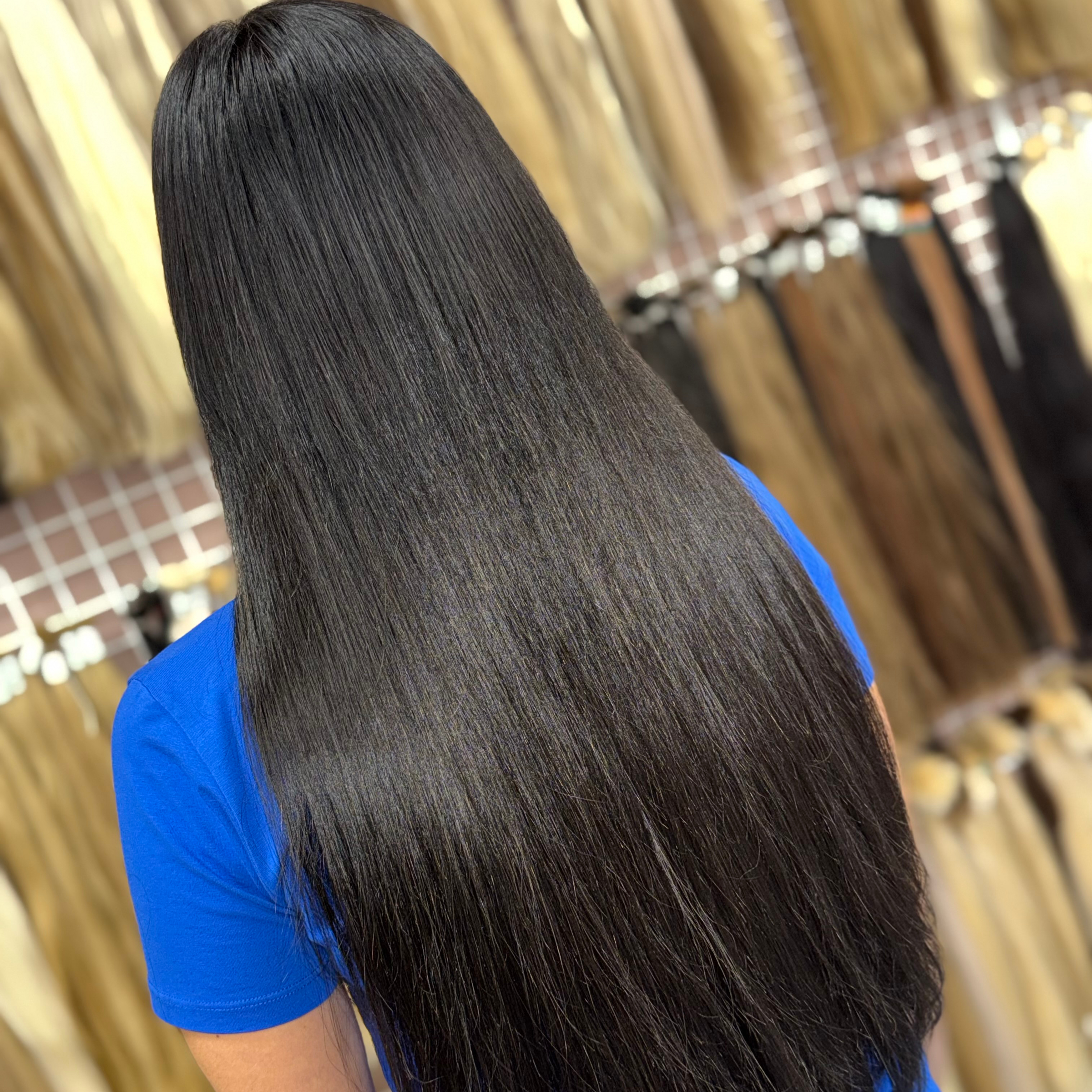 posun vlasů - metoda keratin / micro ring