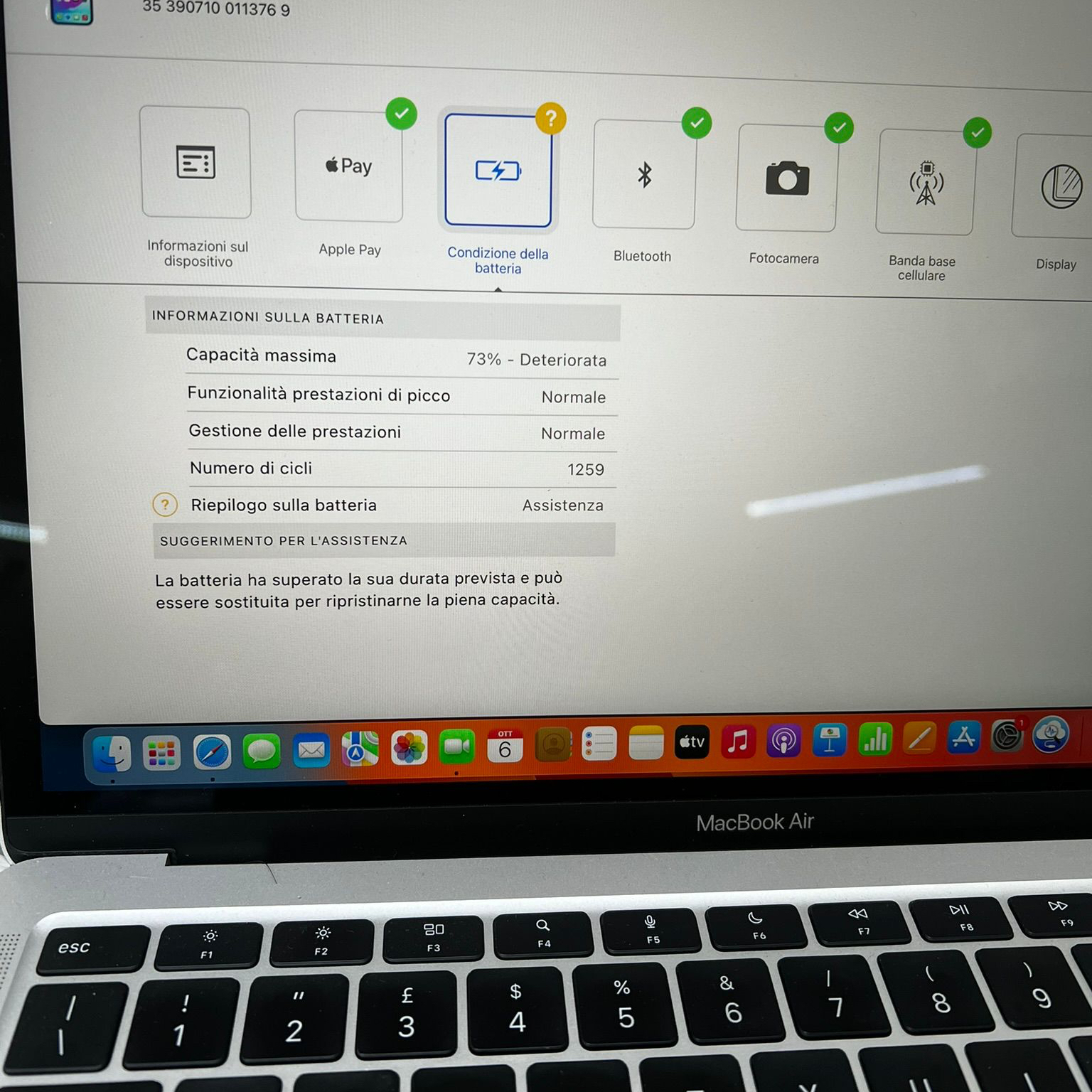 Diagnosi/Riparazione dispositivi MacBook/iMac/MacMini 