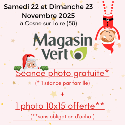 Magasin Vert - Séance Gratuite + 1 photo offerte 10x15