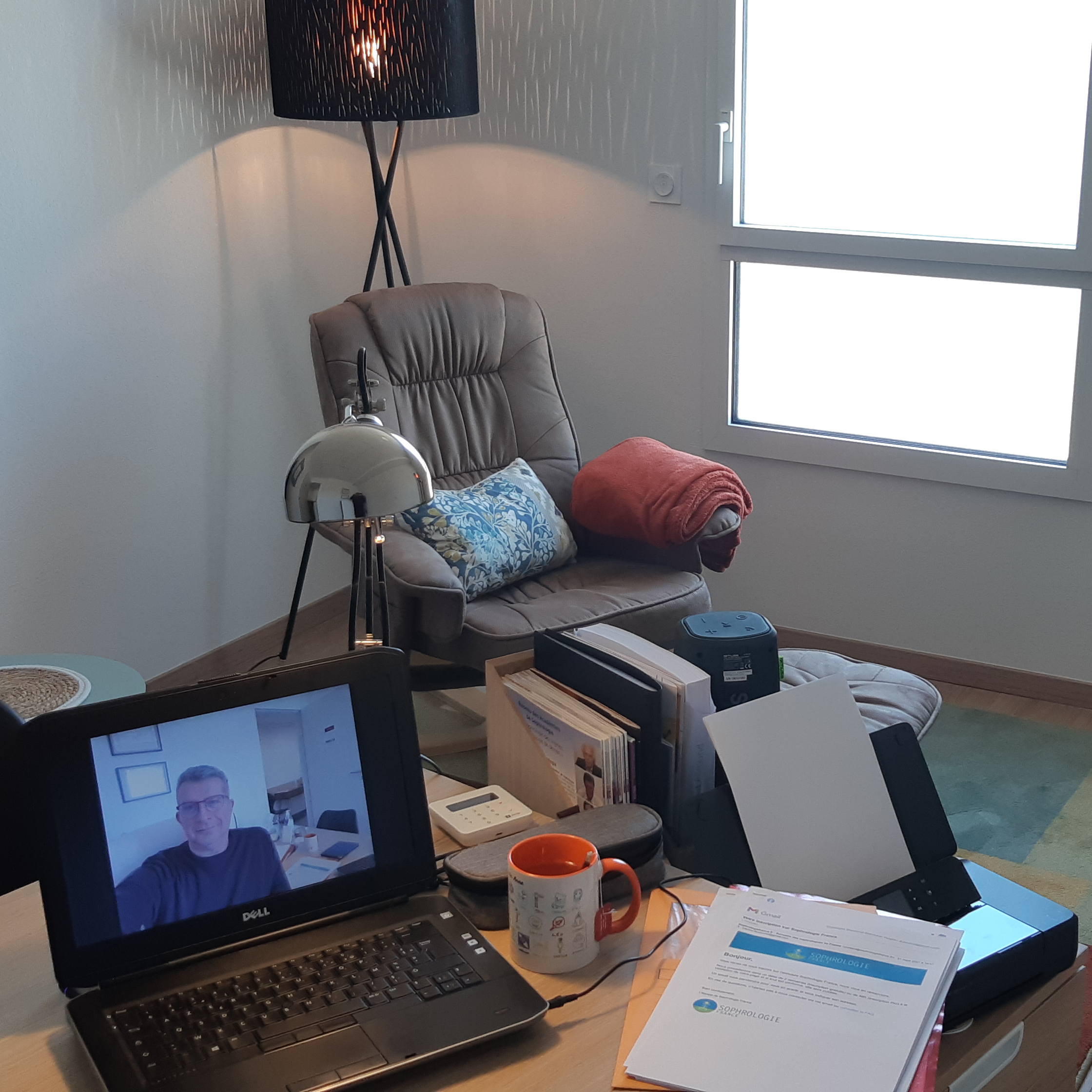 Séance de suivi en visio 40%