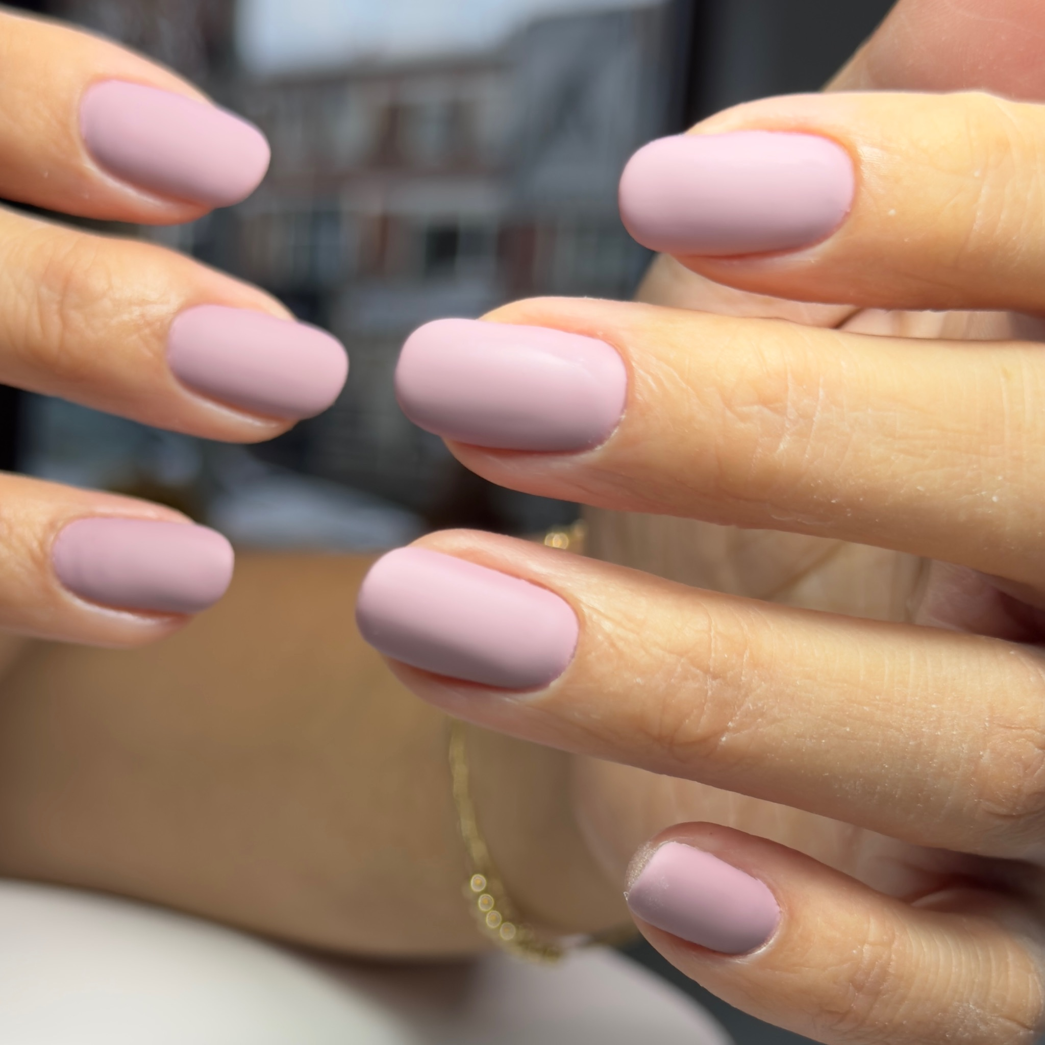 Gel on natural nails