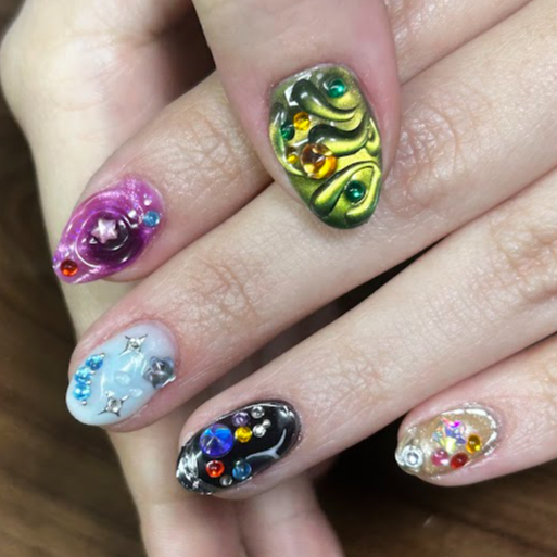 Manutenção do Alongamento com esmaltação em gel
