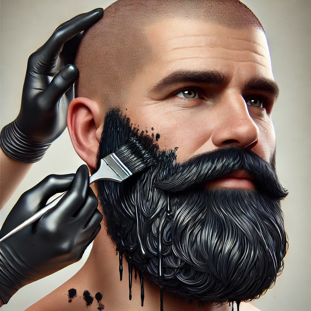 Barvení vousů / Beard dyeing