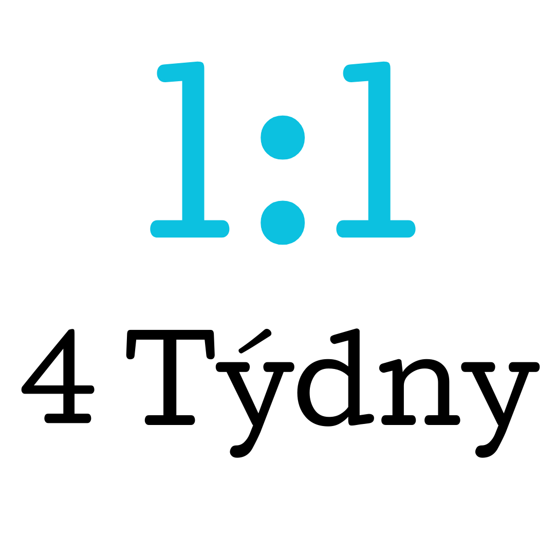 1:1 po 4 týdnech