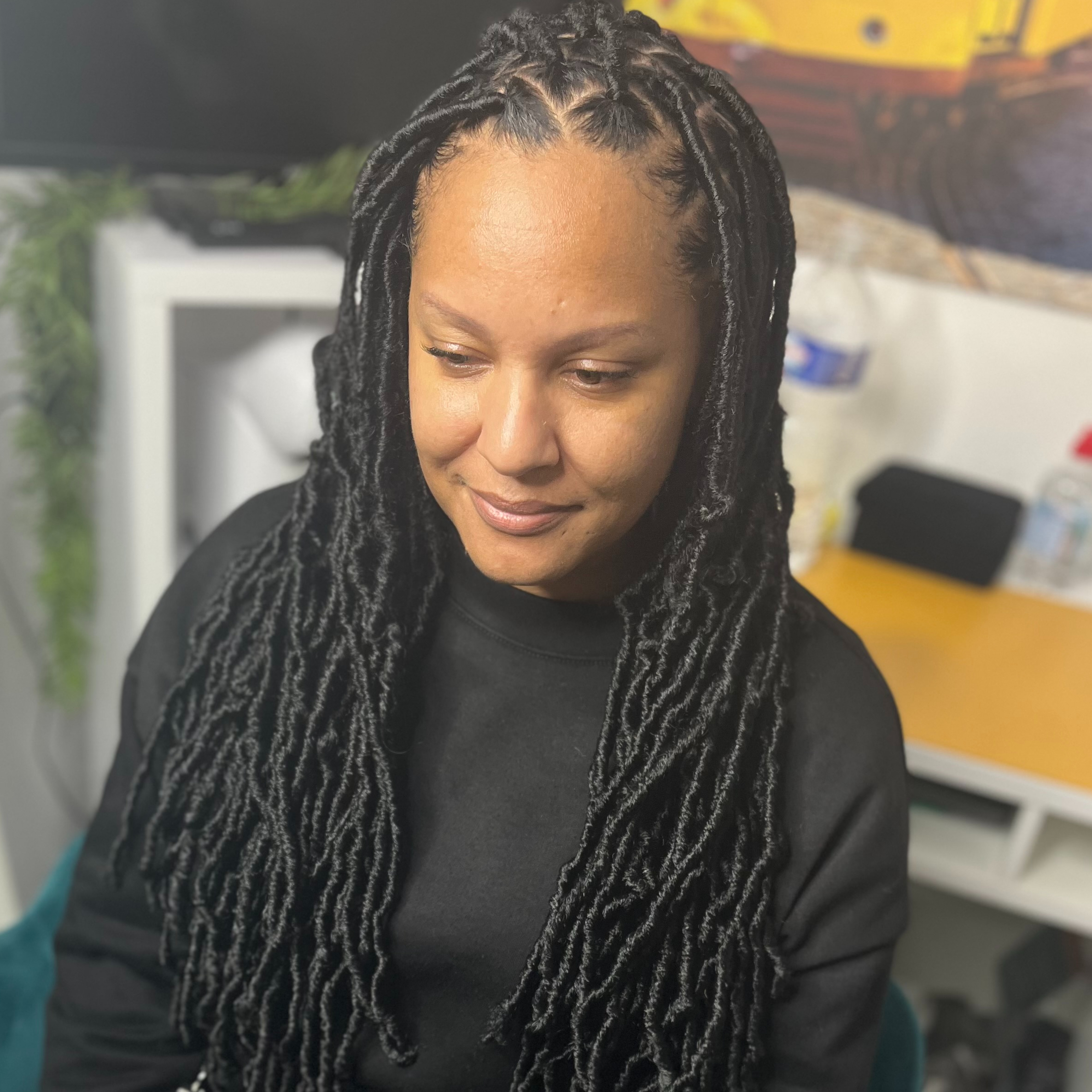Crochet braids nattes sur toute la tête (individuelle)