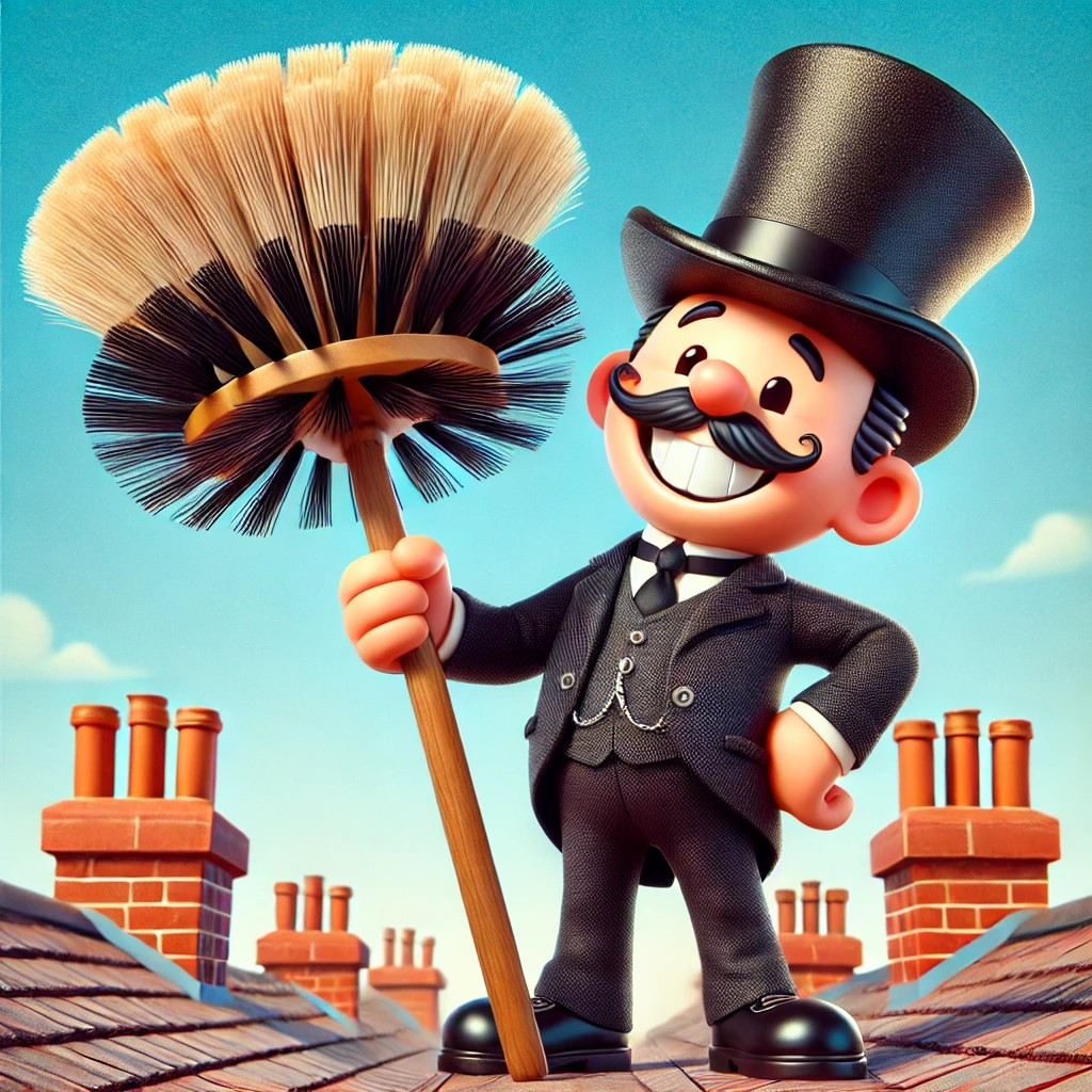 Kominické práce / Chimney sweeping work