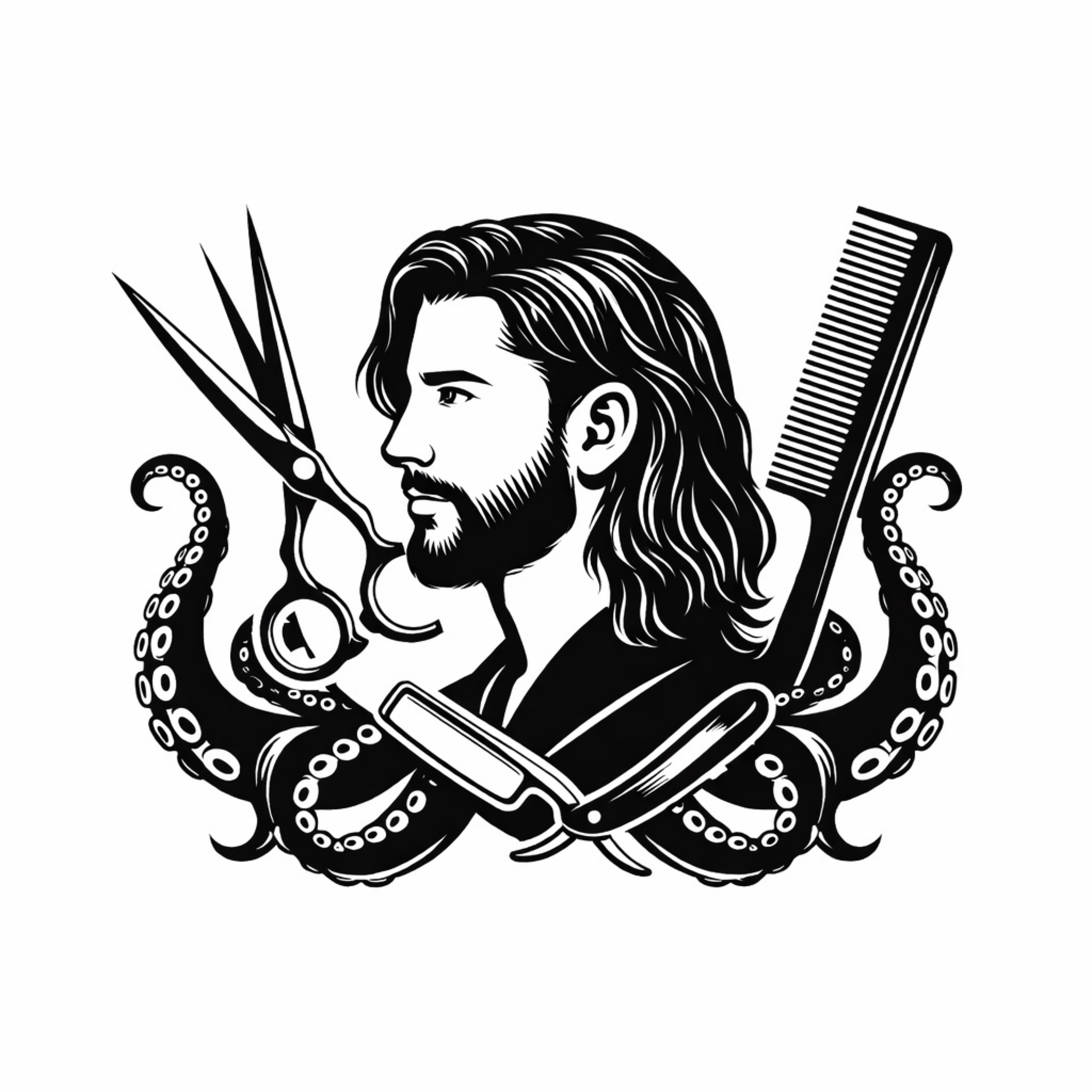 Střih&holení -Dlouhých vlasů