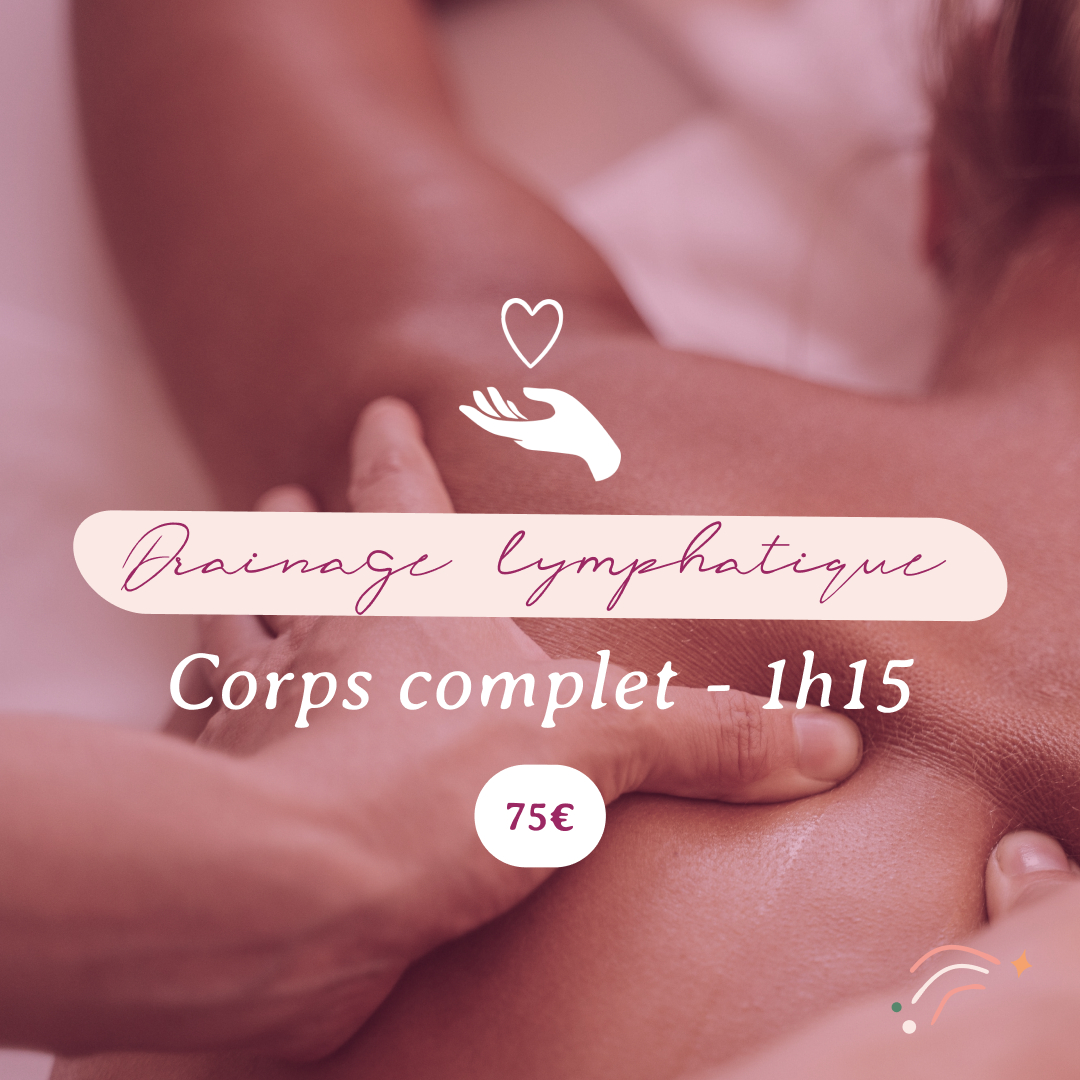 Drainage lymphatique manuel corps 1h00