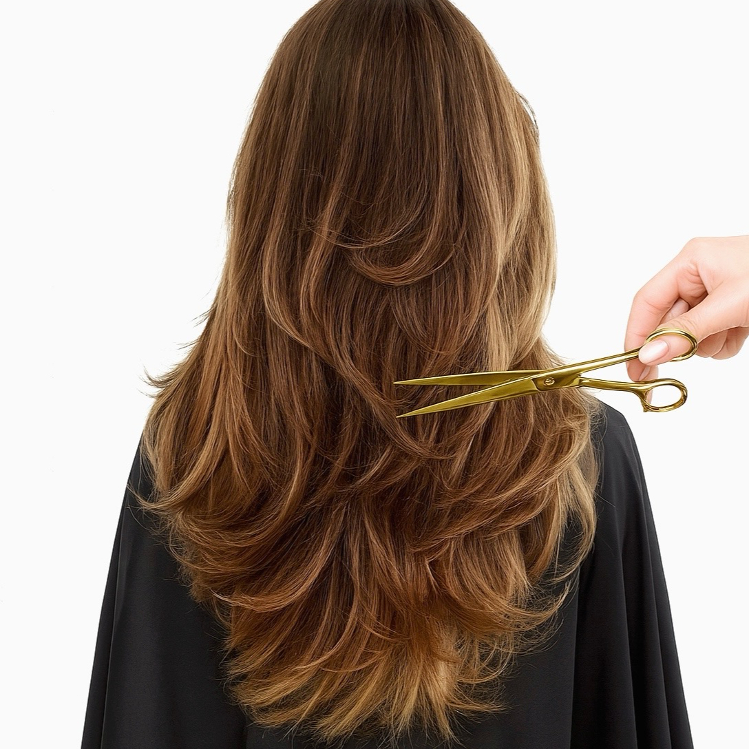 Dámský střih - dlouhé/ velmi dlouhé vlasy