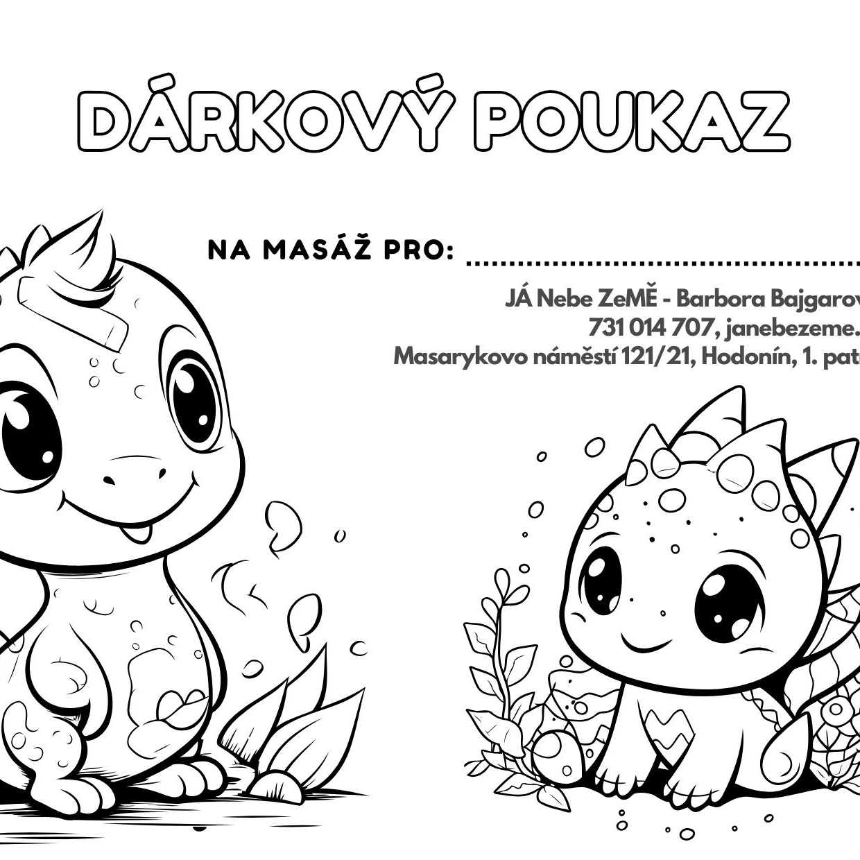 Dětská relaxační masáž 45 minut