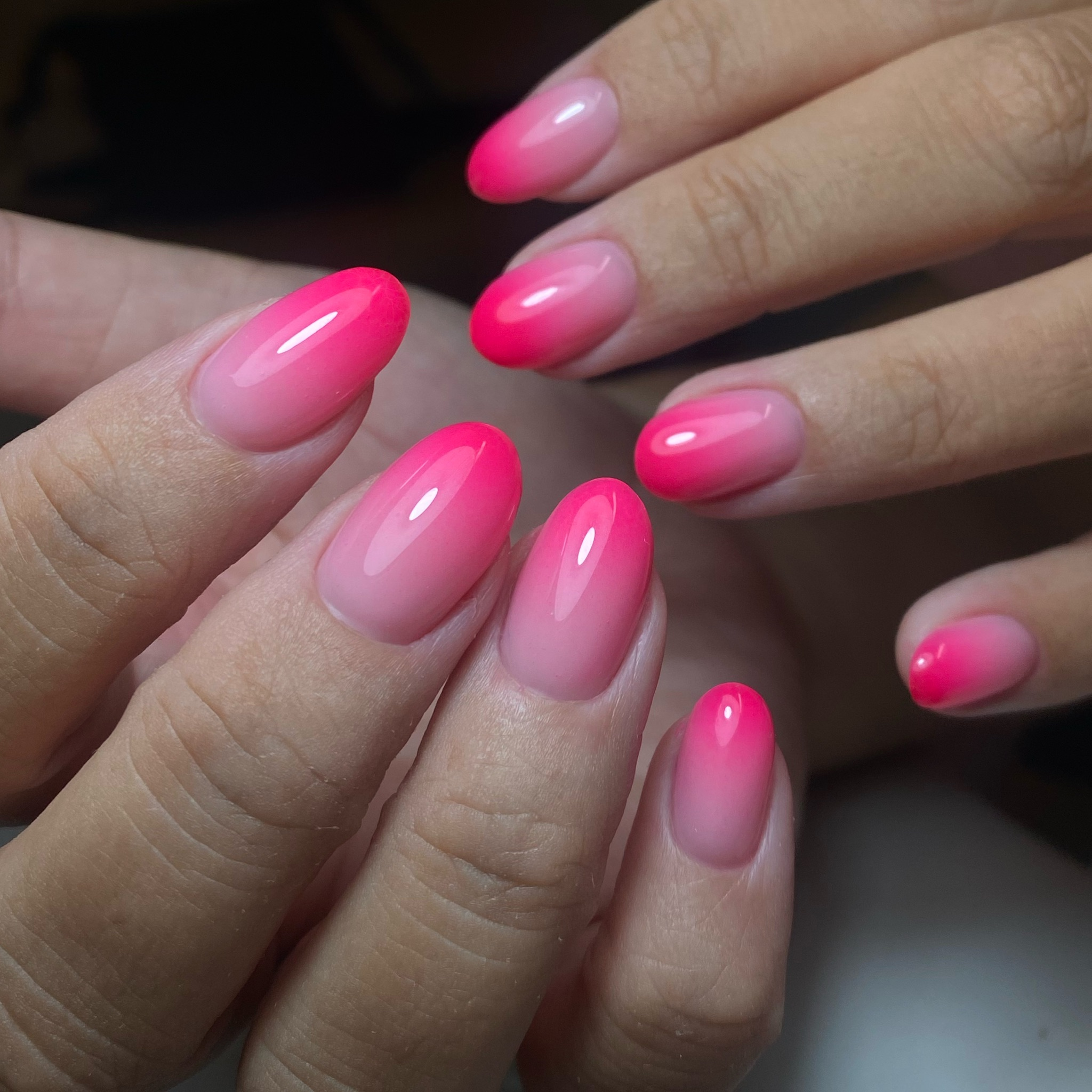 Gel mão, degrade/cromado