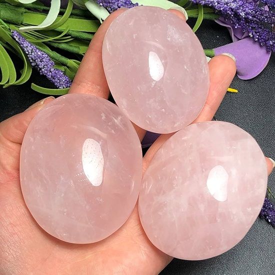 Visage rollers quartz roses + dos galets quartz roses (1h00)