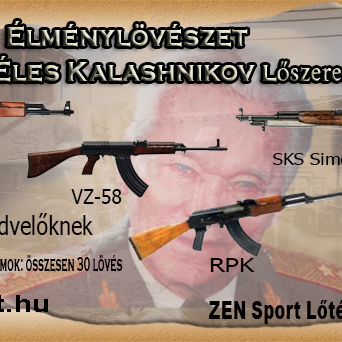 Élménylövészet haladóknak – Rapid éles Kalashnikov lőszeres