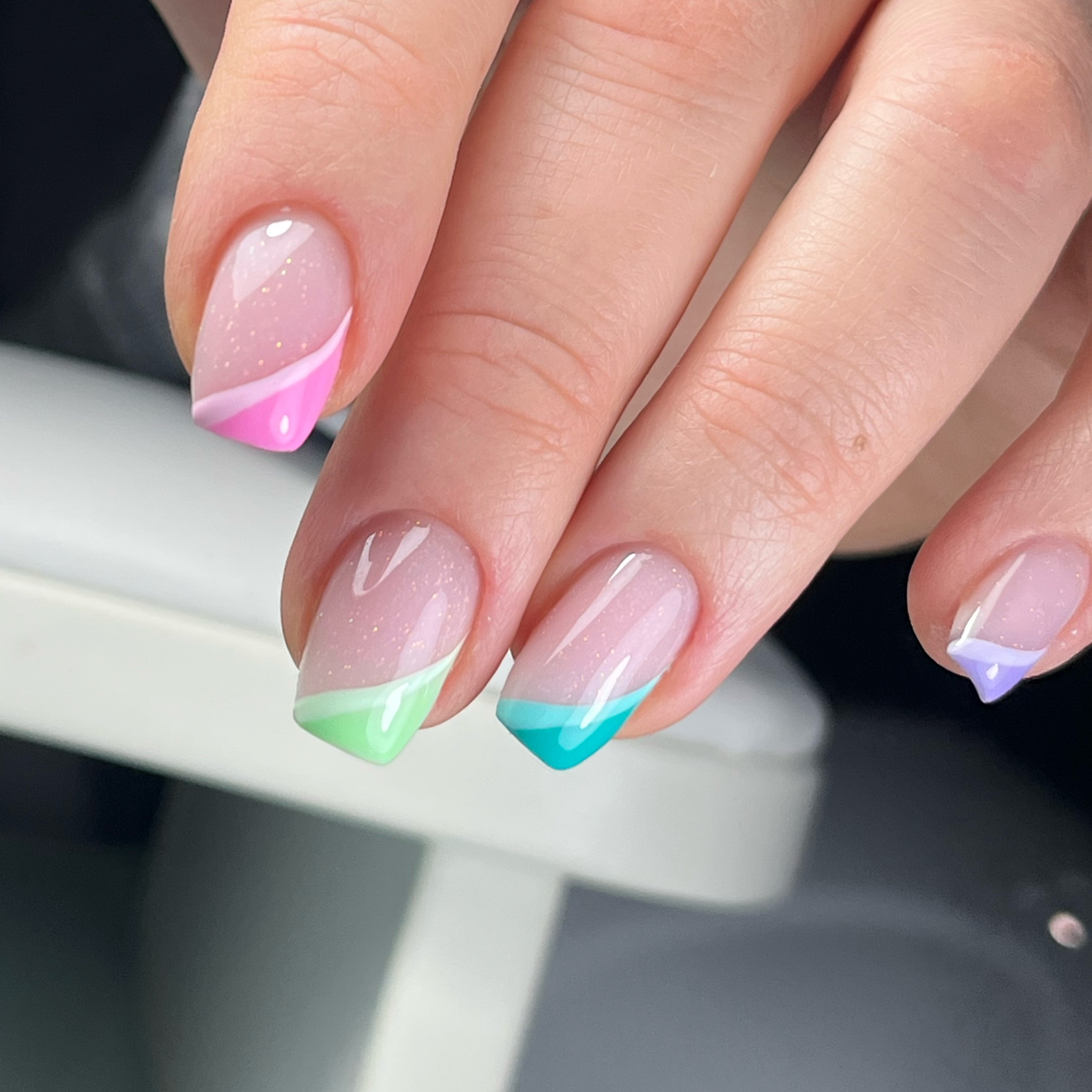 Nagelverlängerung S-M Auffällung