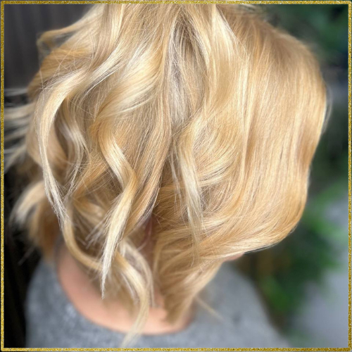 Balayage/Striper kort hår