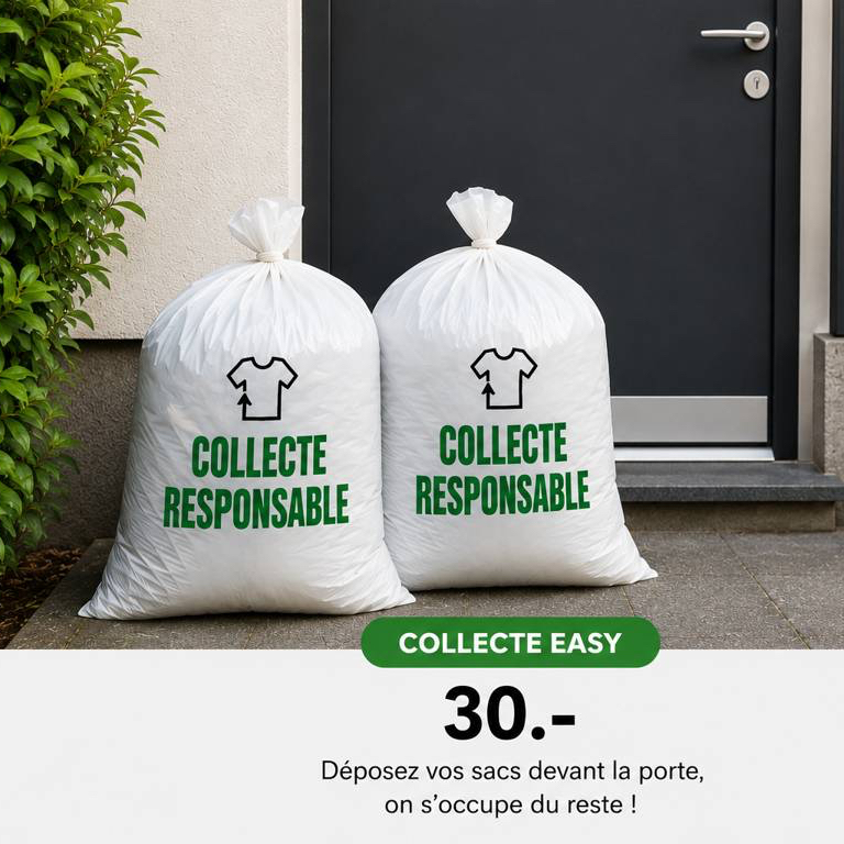 Collecte EASY (sacs déposés devant la porte d'entrée)