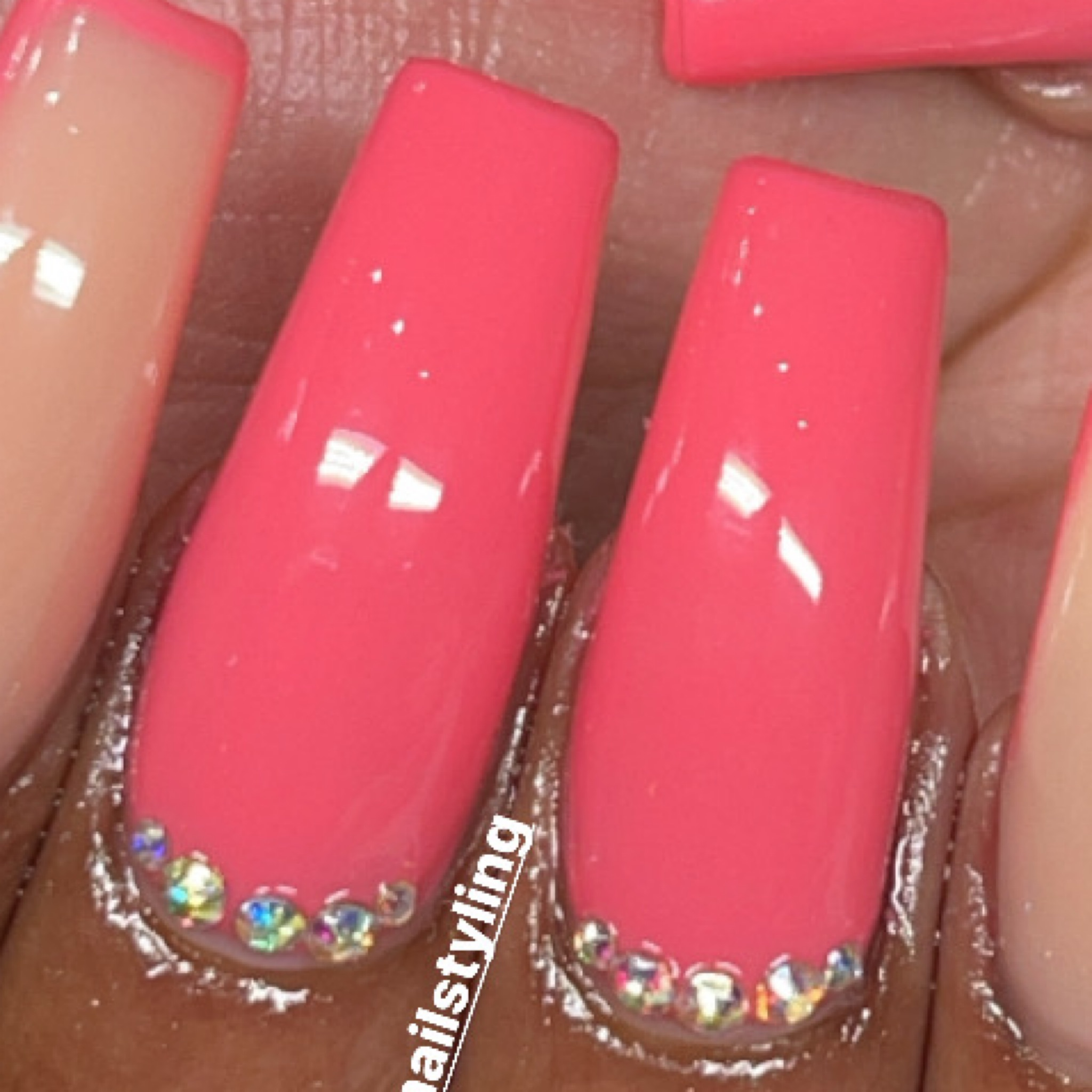 Acryl naturel met Gellak - Nieuwe set