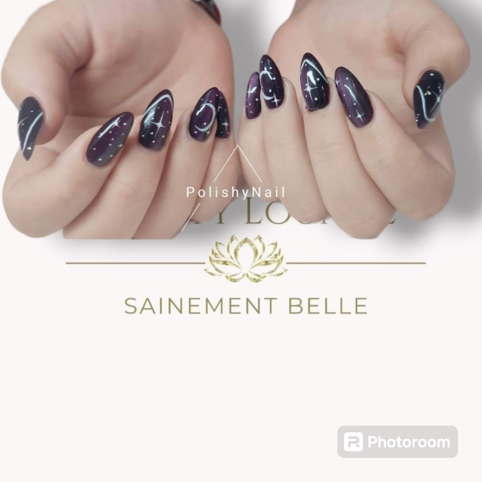 Pose américaine avec nail art de prestige